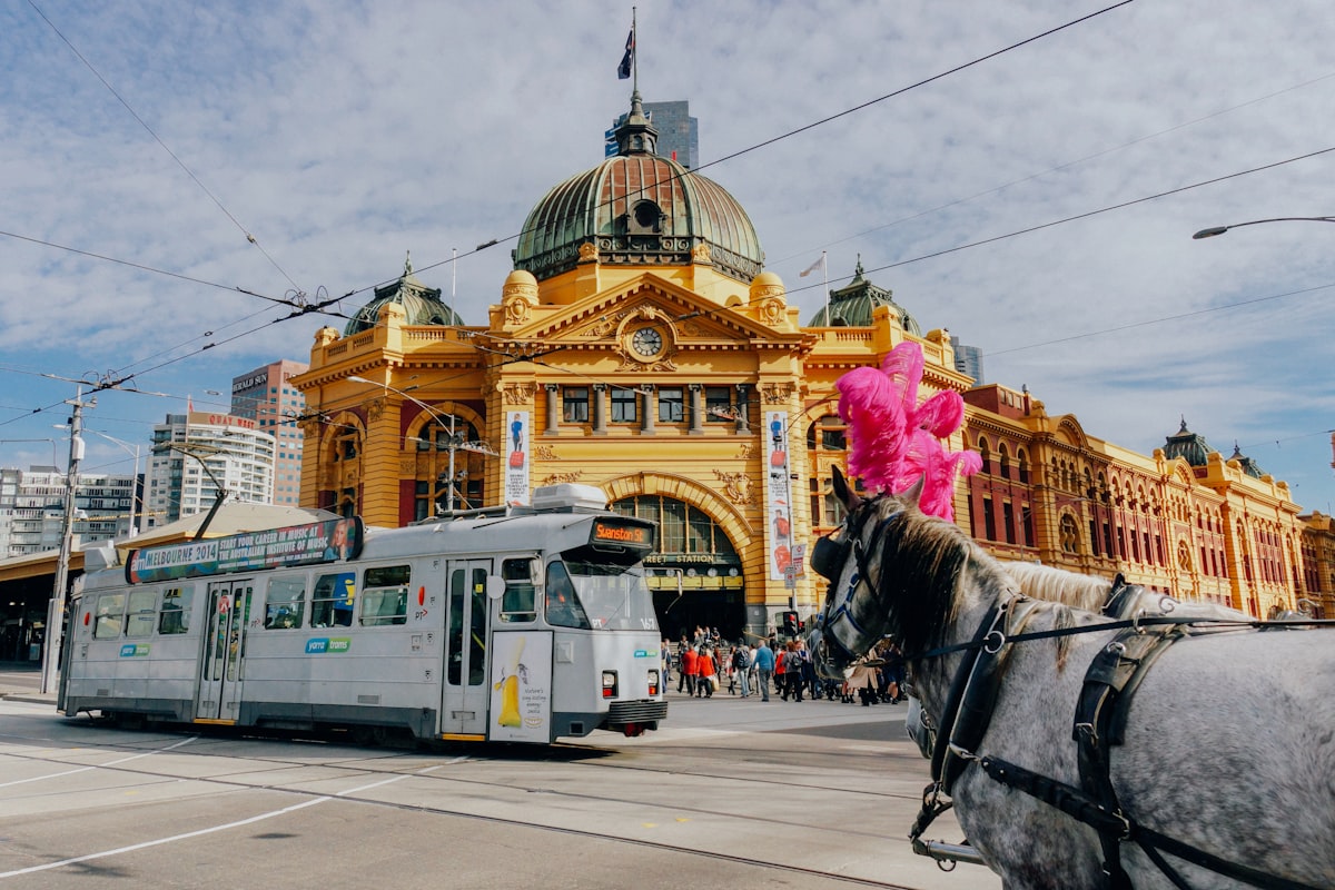 Melbourne city skyline during day time