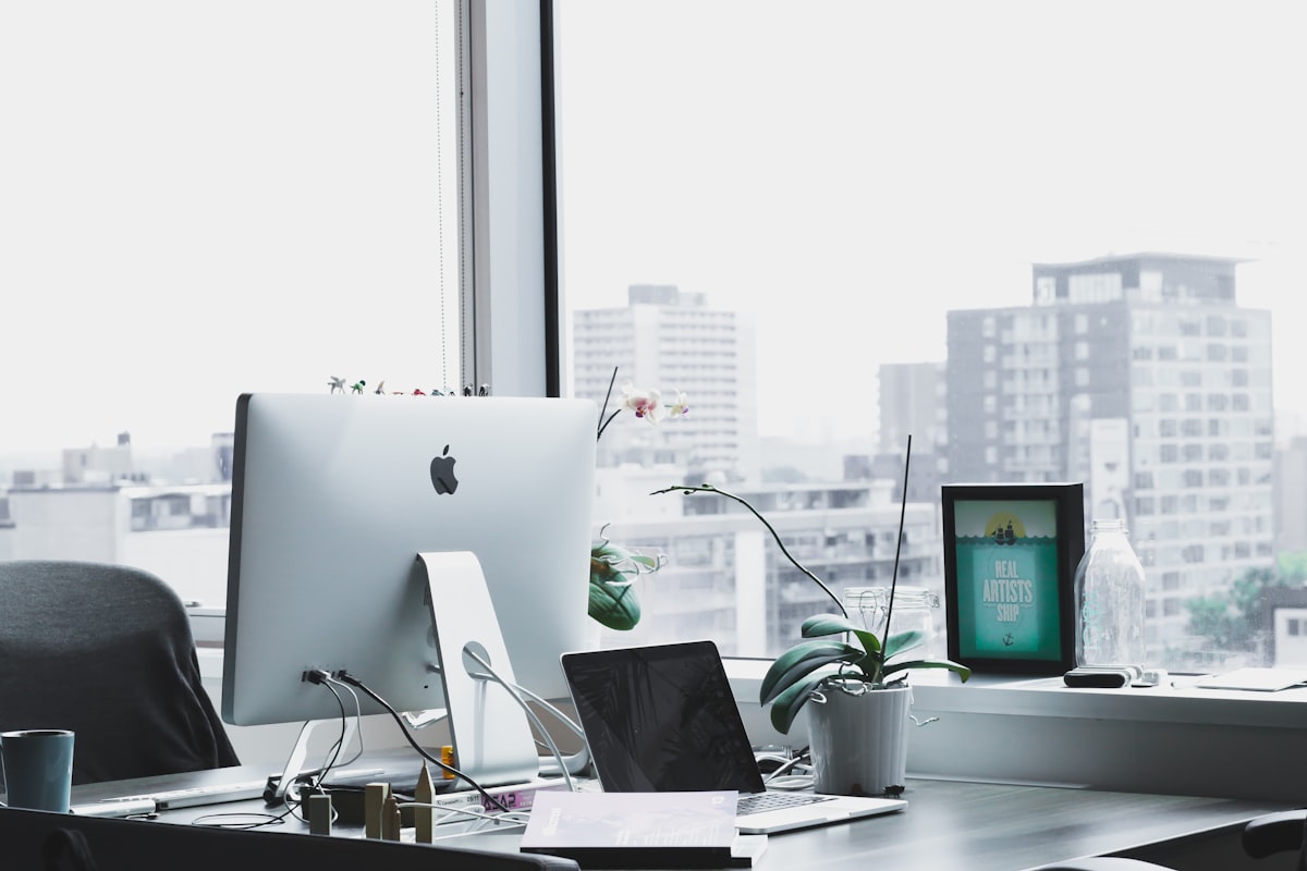 Empty modern office space